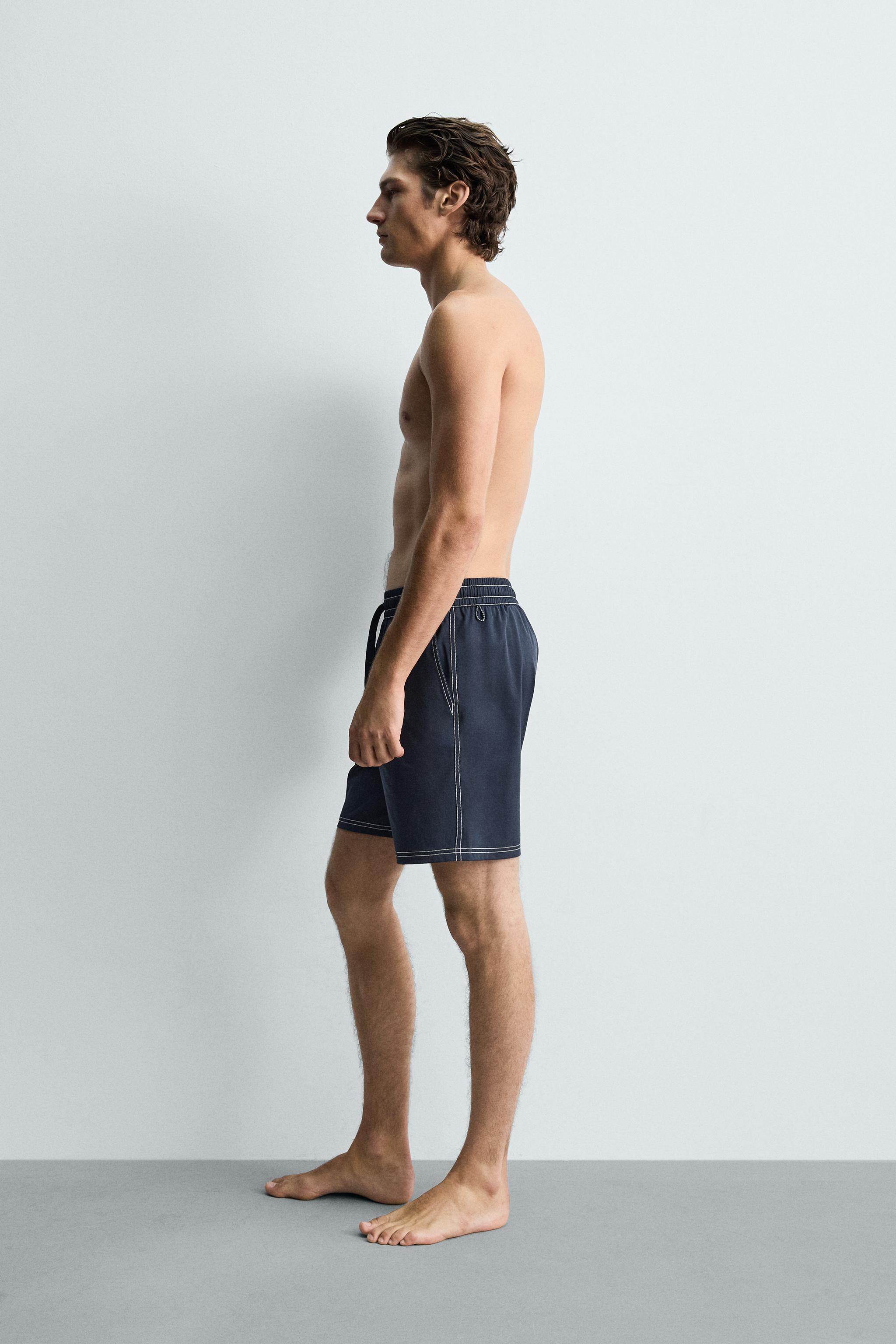 MAILLOT DE BAIN LONG SURPIQÛRE CONTRASTE